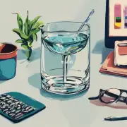 一杯水在你的办公桌上吗?